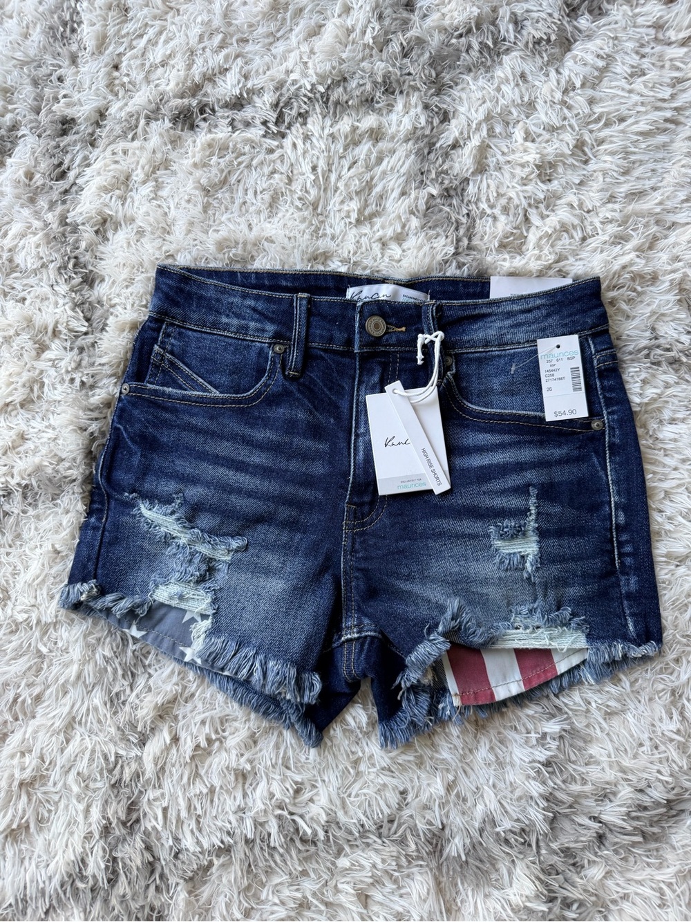 KANCAN | High Rise Denim Shorts, Sz 26
